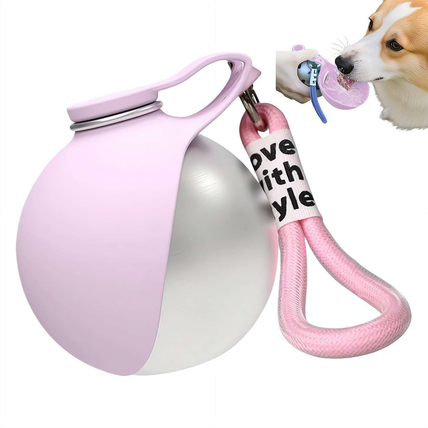 Portable Outdoor Pet Stainless Steel Water Cup