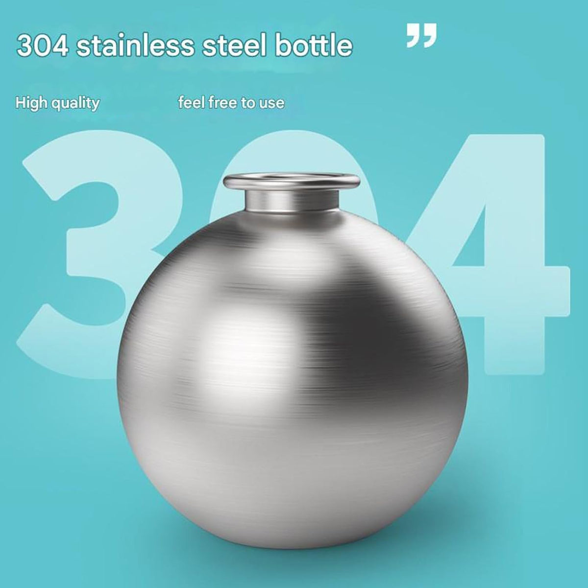 Portable Outdoor Pet Stainless Steel Water Cup