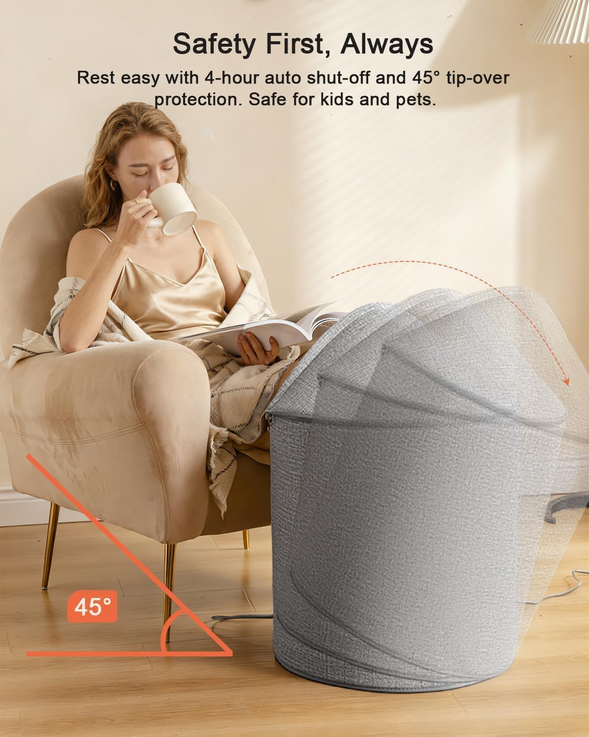 Portable Under Desk Heater Foot Warmer