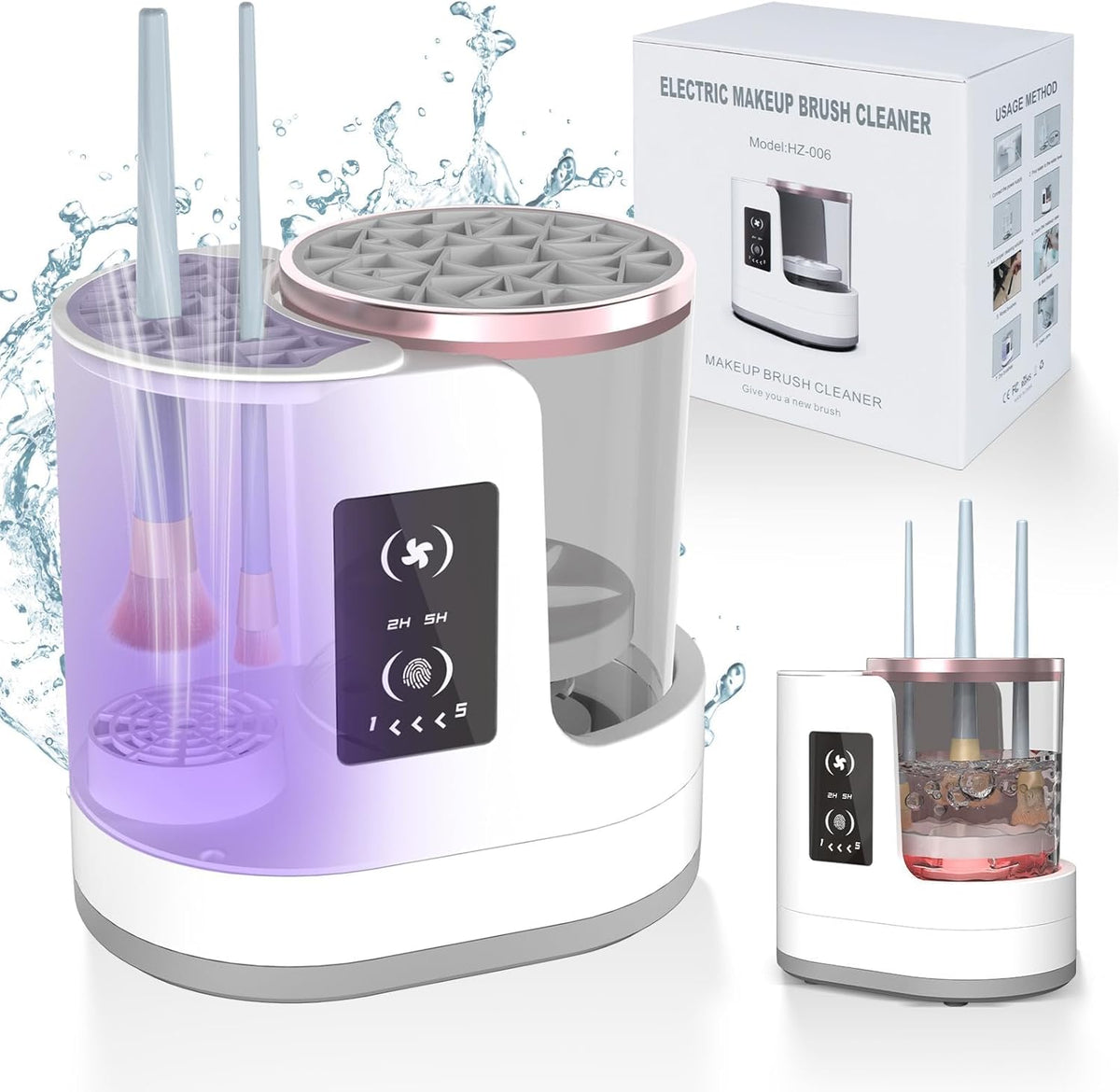 Electric Makeup Brush Cleaner & Dryer Machine,