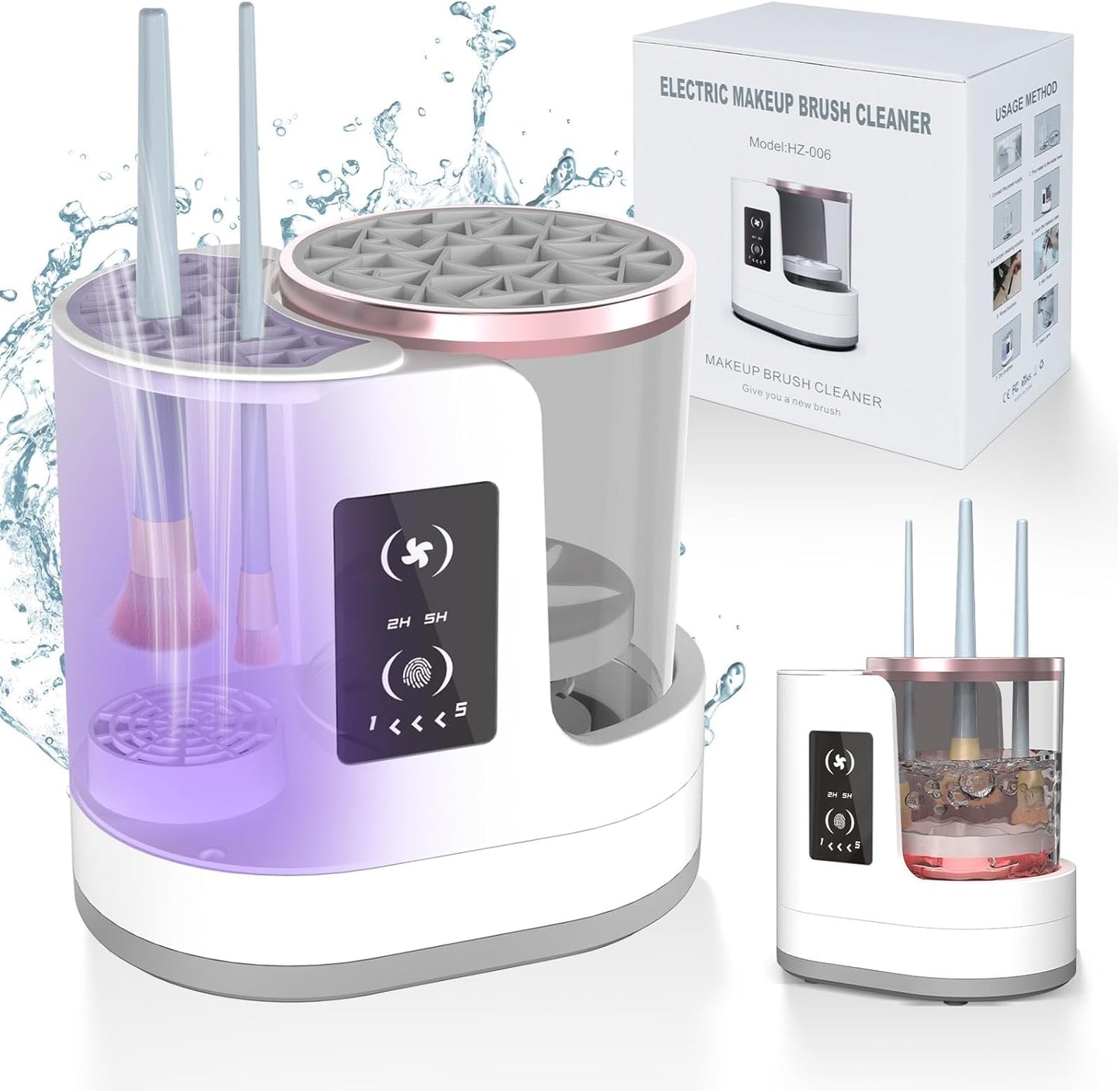 Electric Makeup Brush Cleaner & Dryer Machine,