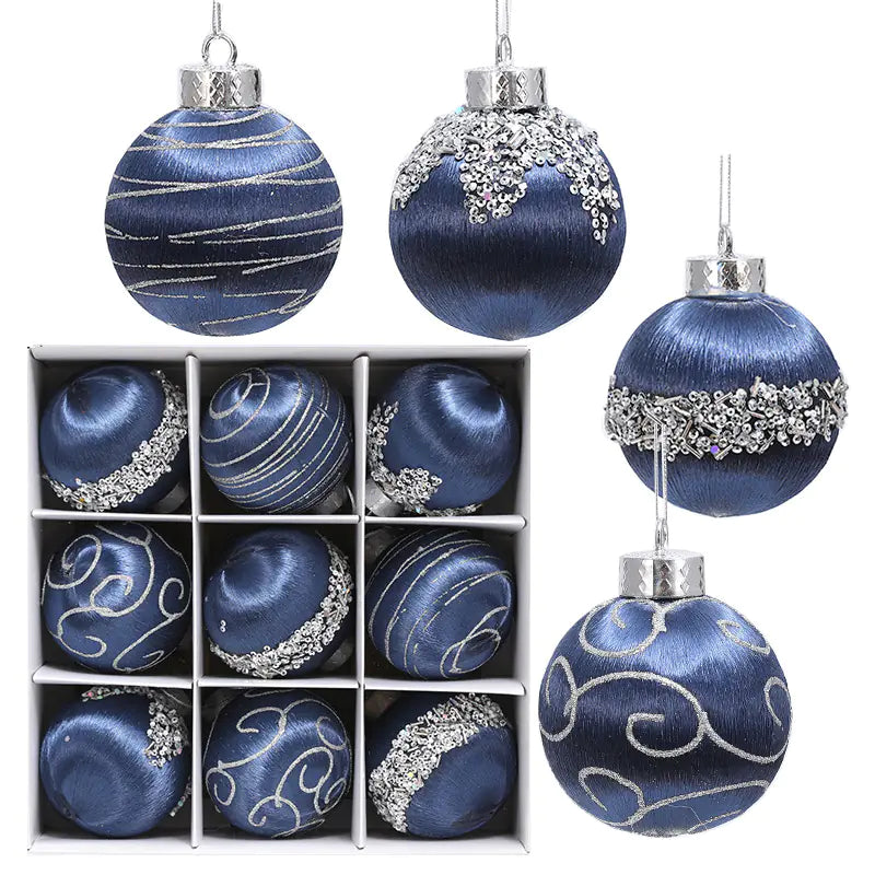 Holiday Charm 8cm Foam Ornaments (9pcs)