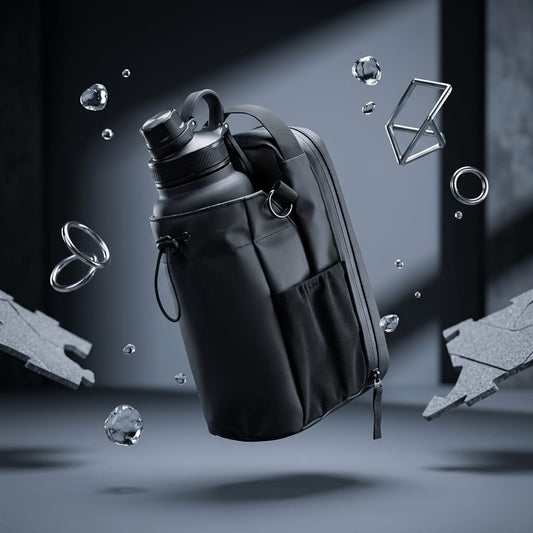 Magnetic Gym Bag for Men & Women, Sling Water Bottle Holder