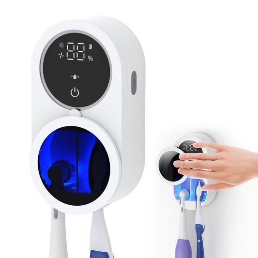 UV Wall Mounted Toothbrush Holder and Cleaner