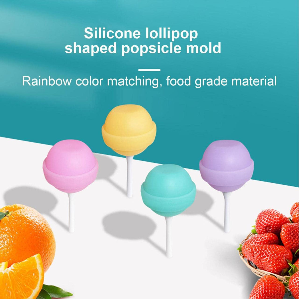 Silicone Lollipop Ice Cream Maker ( 8pcs )