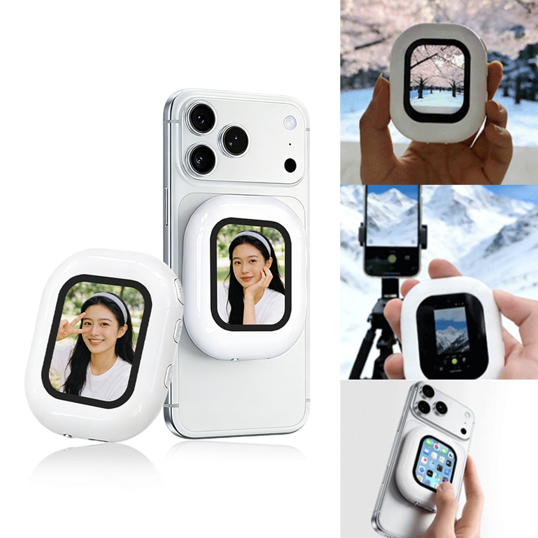 Magnetic Rear Camera Selfie Display Screen