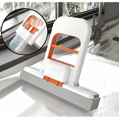 Mini Foldable Desktop Mop with Super Absorbent Sponge Head
