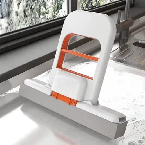 Mini Foldable Desktop Mop with Super Absorbent Sponge Head