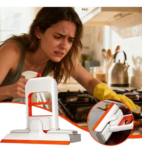 Mini Foldable Desktop Mop with Super Absorbent Sponge Head