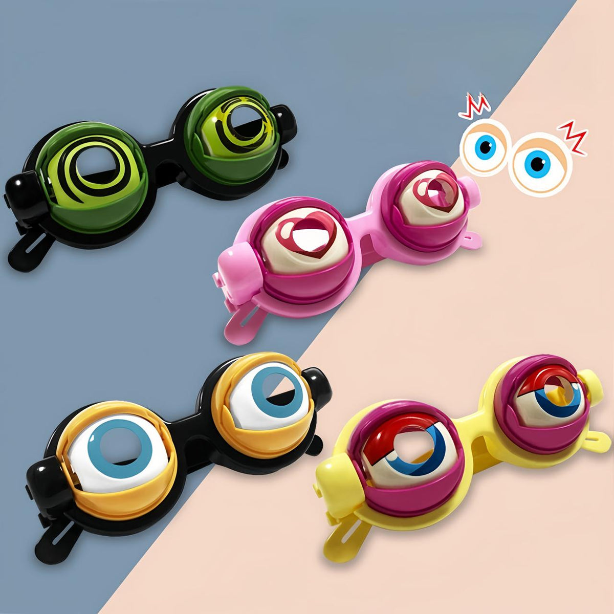 Funny Eye Glasses Crazy Eyes Party Props Eyewear